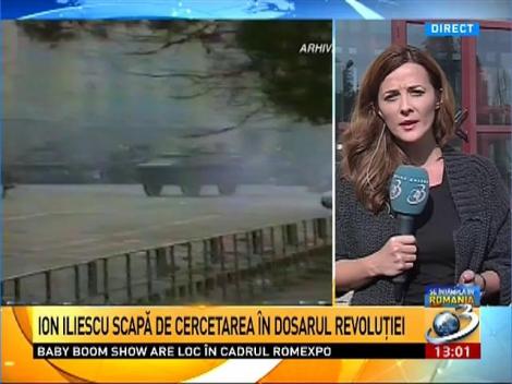 Ion Iliescu scapă de cercetarea din dosarul revoluţiei