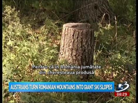 Austrians turn romanian mountains into giant ski slopes