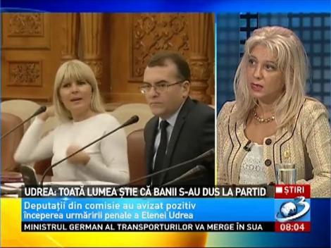 Elena Udrea şi-a amintit cum ajungeau milioane de euro la PDL