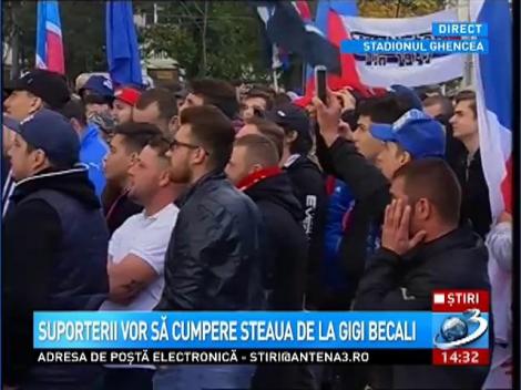 Suporterii vor să cumpere Steaua de la Gigi Becali