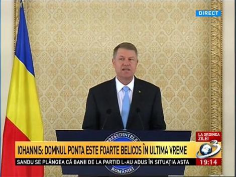 Iohannis a susţinut o conferinţă de presă