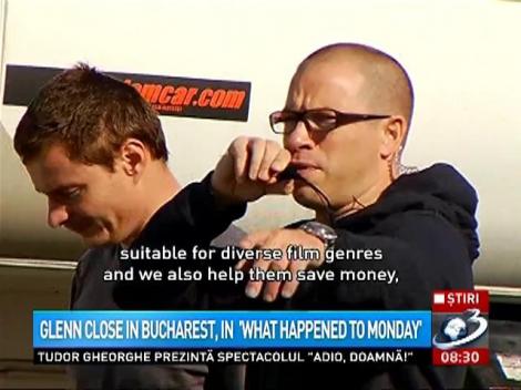 Glenn Close in Bucharest, in "What happened to Monday"