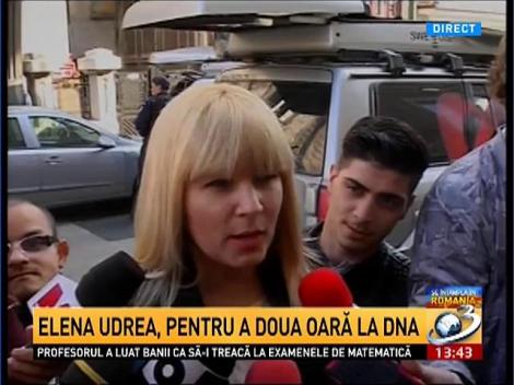 Elena Udrea, a doua oară la DNA &icirc;n aceeaşi zi