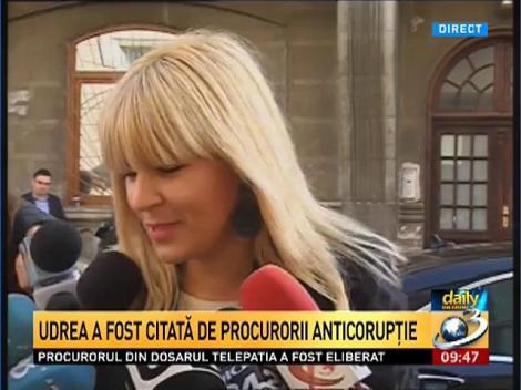 Elena Udrea , la DNA &icirc;n această dimineaţă
