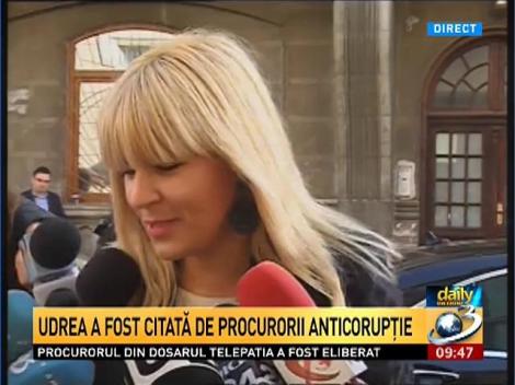 Elena Udrea , la DNA în această dimineaţă