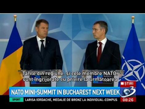 NATO mini-summit in Bucharest next week