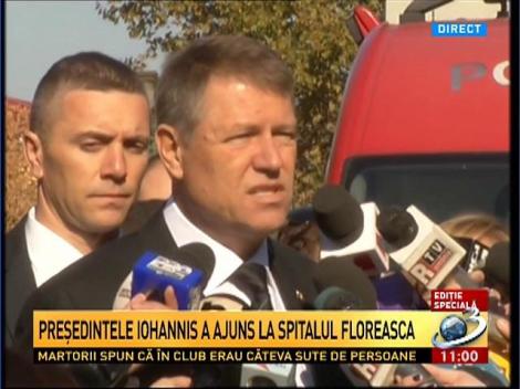 Klaus Iohannis, revoltat de tragedia din Club Colectiv