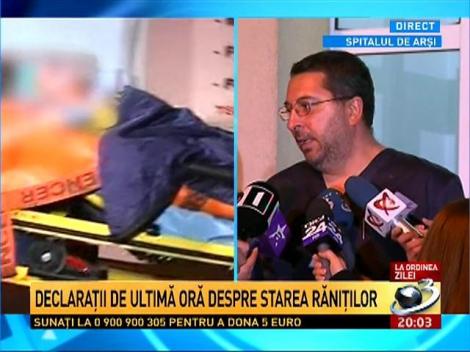 Dr. Adrian Stănculea, Spitalul de Arşi: A murit pacientul neidentificat