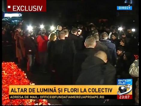 Preşedintele Poloniei, moment de reculegere la locul tragediei