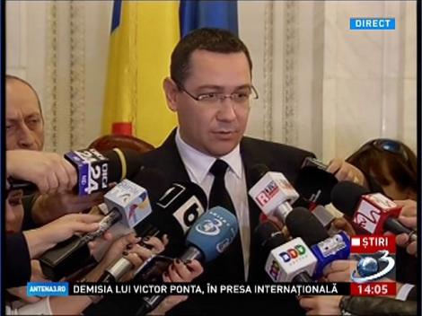 Ponta: Îl propun pe Mircea Duşa premier interimar