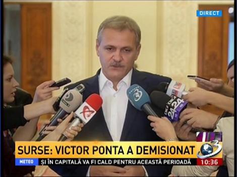 Dragnea: Victor Ponta &icirc;şi va depune mandatul
