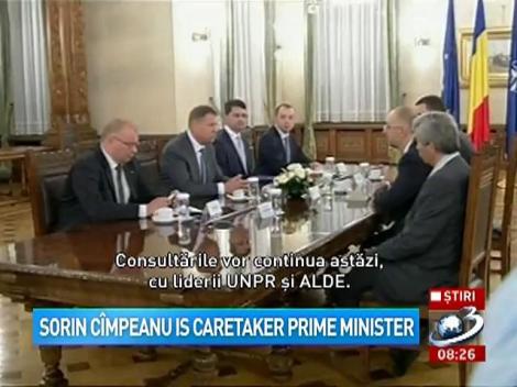 Sorin C&icirc;mpeanu is caretaker prime minister