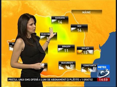 Cum va fi vremea &icirc;n următoarea perioadă