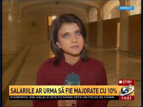 Salariile bugetarilor ar putea creşte de la 1 decembrie