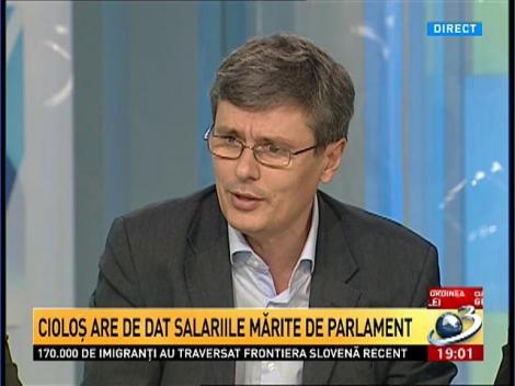 Virgil Popescu (PNL): Un reprezentant de la Finanţe a spus că nu sunt bani pentru măririle salariale