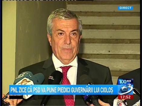 Calin Popescu Tariceanu, după discuţiile cu premierul desemnat, Dacian Cioloş