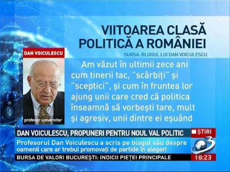 Dan Voiculescu, propuneri pentru noul val politic