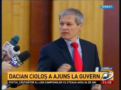 Dacian Cioloş a ajuns la Guvern