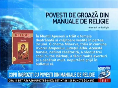 Copii &icirc;ngroziţi cu poveşti din manuale de Religie