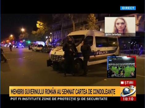 Mihaela Copoşciuc, jurnalist &icirc;n Paris, despre atentatul de vineri seară