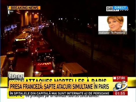 Carmen Avram, după atacurile de la Paris: E un lanţ de coincidenţe