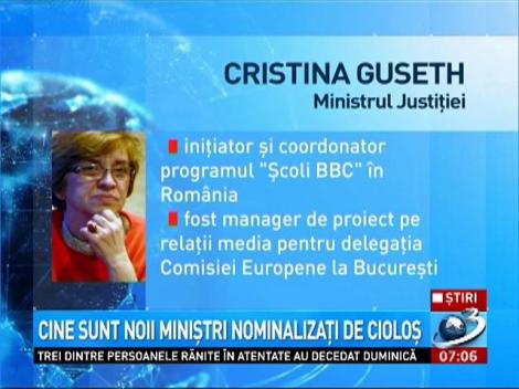 Cine sunt noii miniştri nominalizaţi de Cioloş