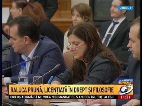Raluca Prună, audiată &icirc;n Comisii