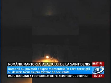 Rom&acirc;nii, martori ai asaltului de la Saint Denis