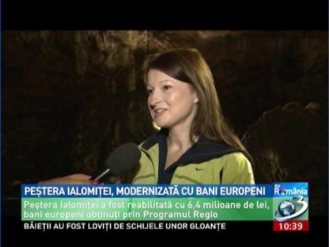 Peştera Ialomiţei, modernizată cu bani europeni