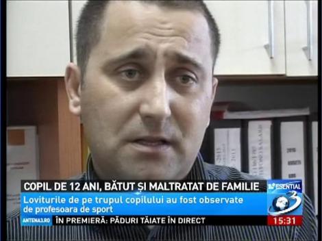 Copil de 12 ani, bătut şi maltratat de familie