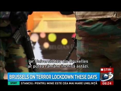 Brussels on terror lockdown these days