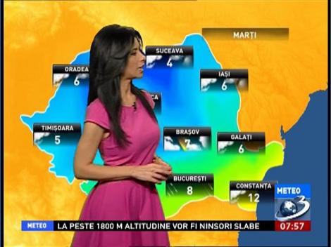 Cum va fi vremea &icirc;n zilele următoare