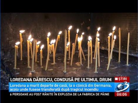 Loredana Dărescu, condusă pe ultimul drum