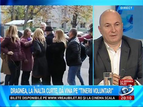 Dragnea, la ICCJ, dă vina pe "tinerii voluntari"