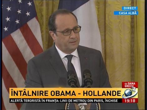 Hollande: Vrem să luptăm &icirc;mpotriva ISIS, oriunde atacă &icirc;n lume