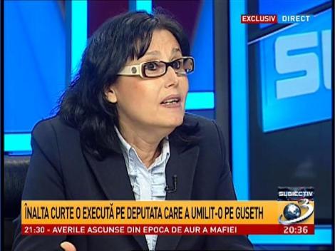 &Icirc;nalta Curte o execută pe deputata care a umilit-o pe Guseth