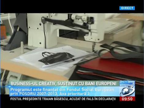 Școala de antreprenoriat. Business-ul creativ, susținut cu bani europeni