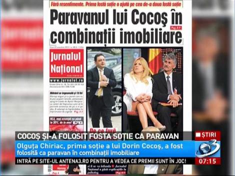 Prima soţie a lui Dorin Cocoş a fost folosită ca paravan &icirc;n combinaţii imobiliare