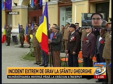 Tricolorul, furat de la mormântul eroului necunoscut din Sf.Gheorghe