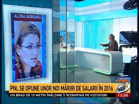 Alina Gorghiu, avertisment despre mărirea salariilor