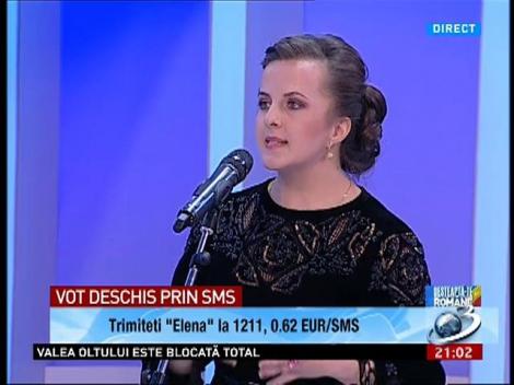 Elena, concurentă Deşteaptă-te Rom&acirc;ne (pledoaria)