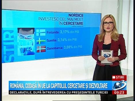 România, codaşă în UE la capitolul cercetare şi dezvoltare
