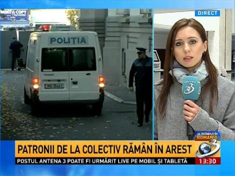 Patronii de la Colectiv rămân în arest