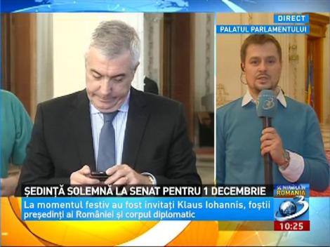 Şedinţă solemnă la Senat pentru 1 decembrie