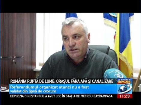 România ruptă de lume: oraşul fără apă şi canalizare