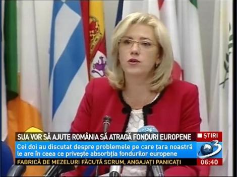 SUA vor să ajute România să atragă fonduri europene