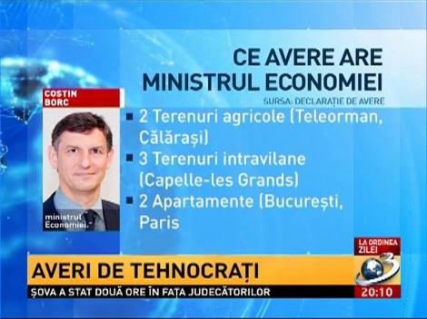 Ce averi au miniştrii tehnocraţi