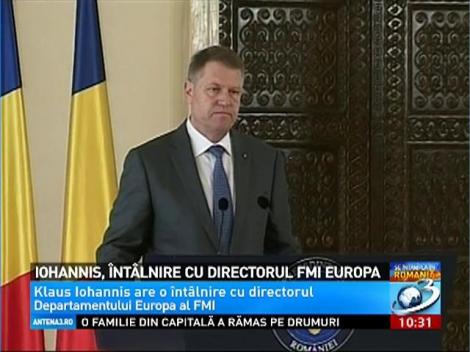 Iohannis, întâlnire cu directorul FMI Europa