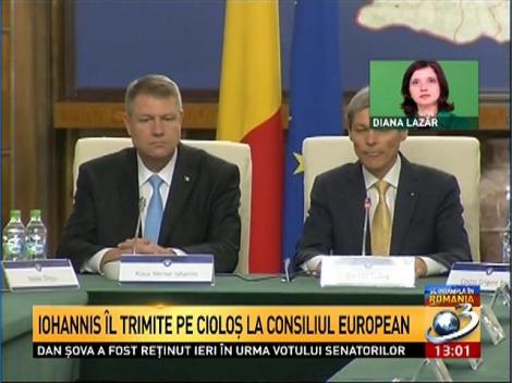 Iohannis îl trimite pe Cioloş la Consiliul European