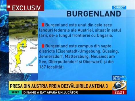 Presa din Austria preia dezvăluirile Antena 3